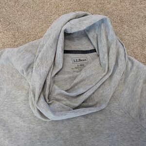 L.L. Bean Gray Cowl Neck Sweatshirt